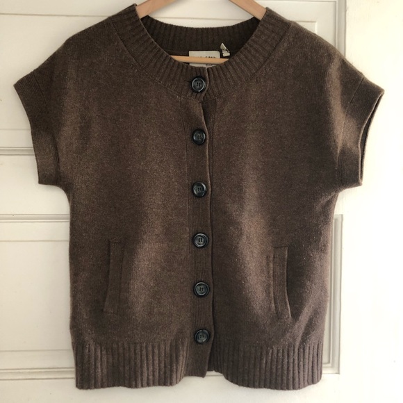 Michael Stars Sweaters - Cashmere blend wool button up sweater vest